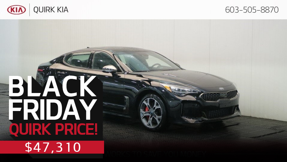 2019 Kia Stinger GT2 With Navigation & AWD