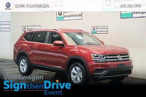 2019 Volkswagen Atlas S 3rd Row Seat AWD
